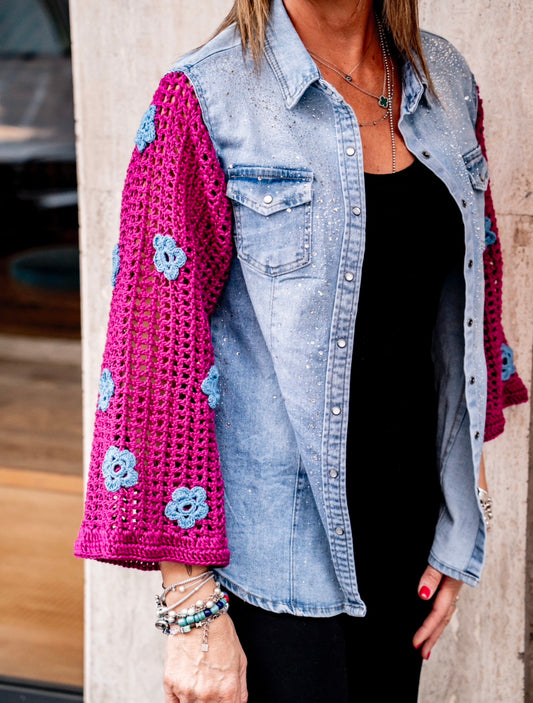 DENIM CROCHET FUSION